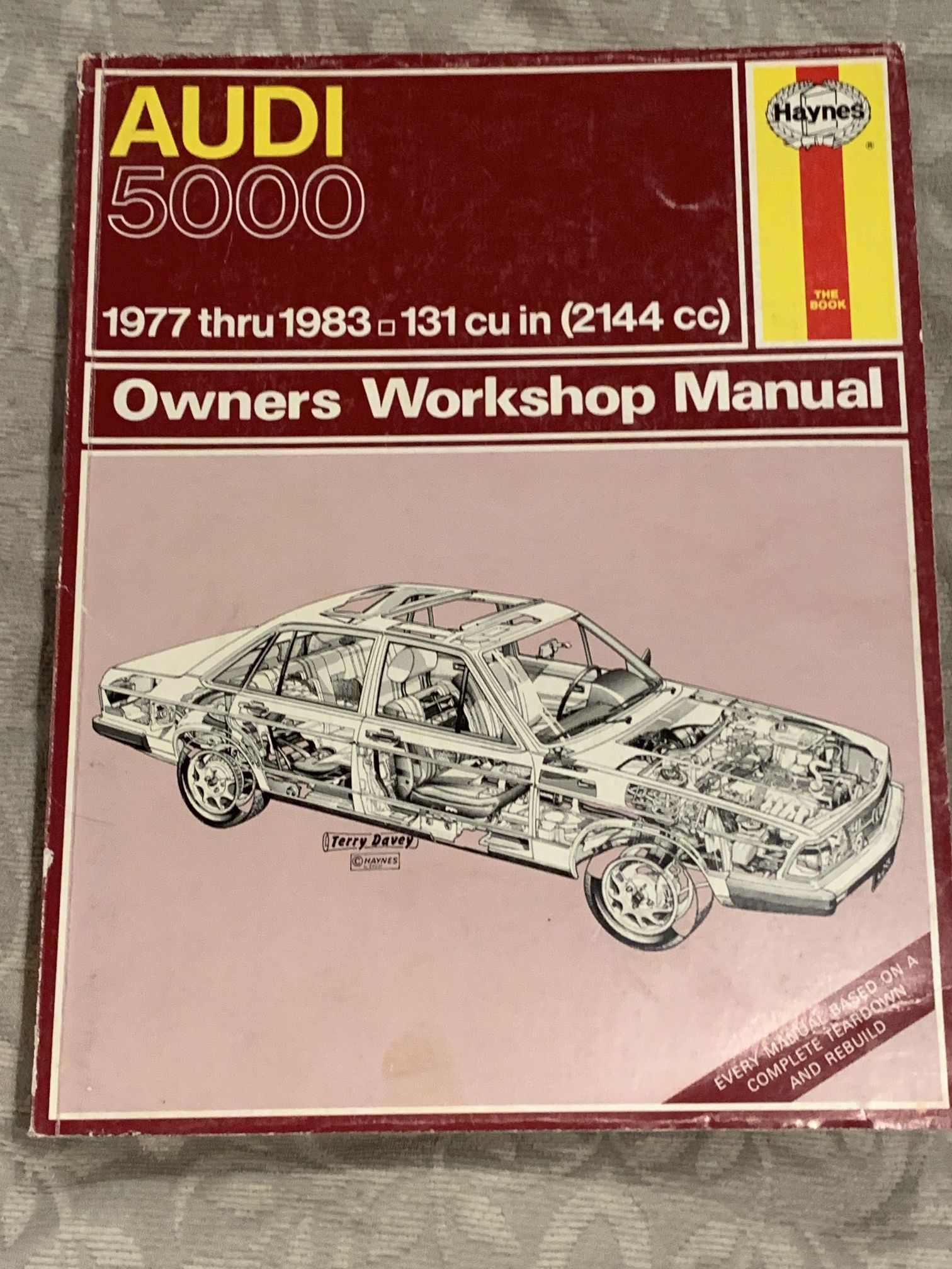 Haynes #428 Audi 5000 Owner’s Repair Manual 1(contact info removed)