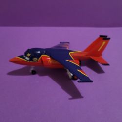 Disney Store Pixar Cars Air Mater Falcon Hawk Blue Red Jet Die Cast -  Damaged.
