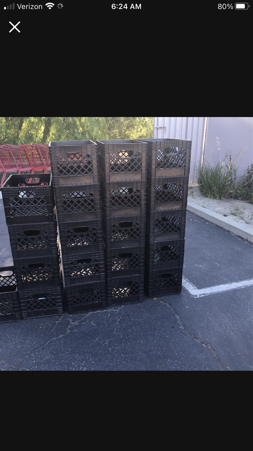 Free milk crates