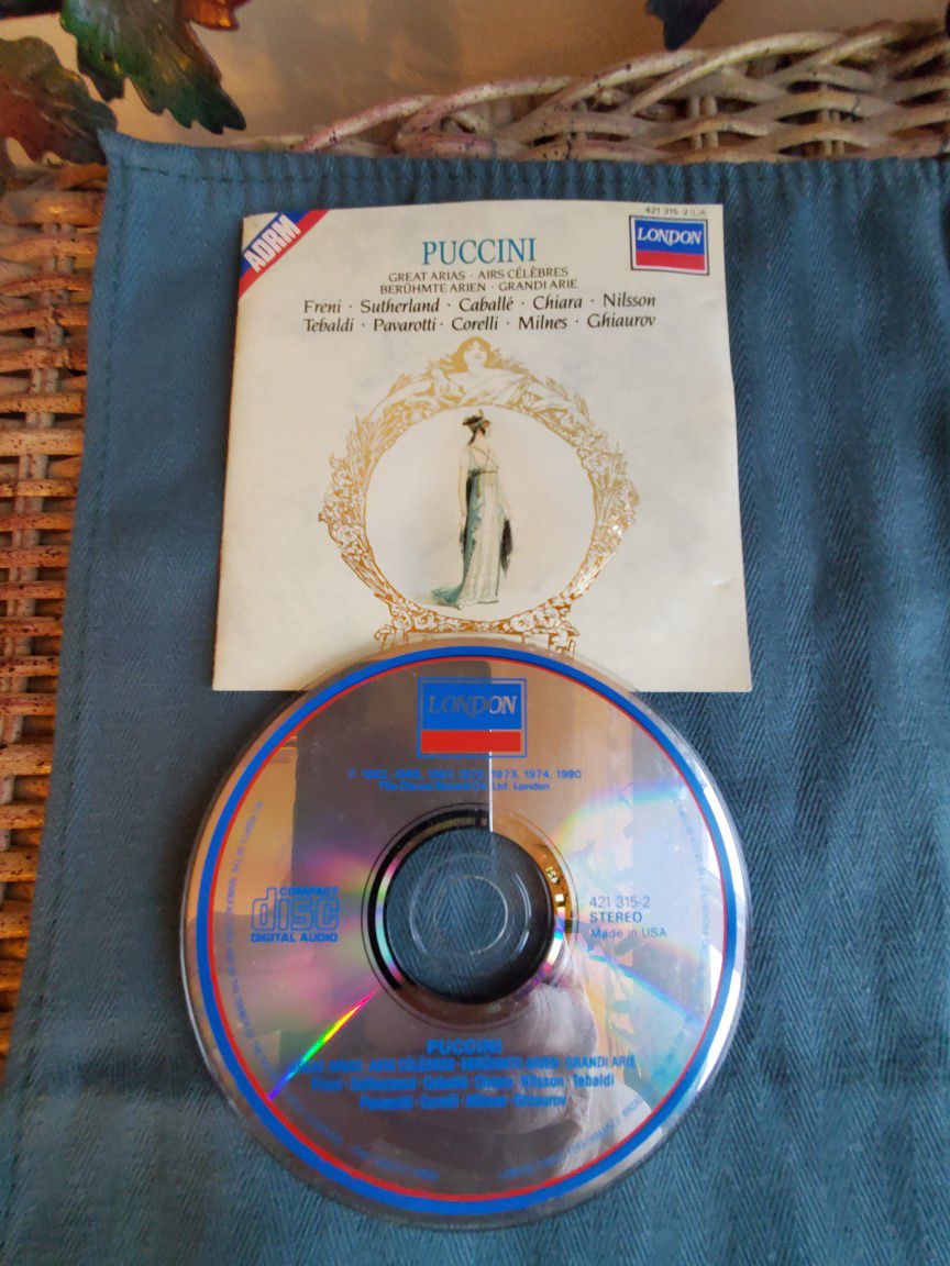 Puccini Great Arias