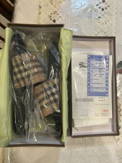 Burberry Slides Size 10 Mens