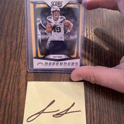 Joey Bosa Patch Card