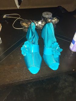 Turquoise Heels