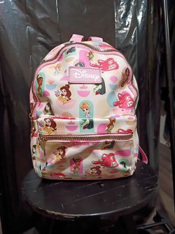 Fast Forward Disney Princess. 10 - inch PU Leather Small Backpack.
