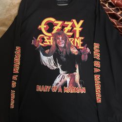 Ozzy Osbourne - Diary Of A Madman Longsleeve T-shirt (XL)