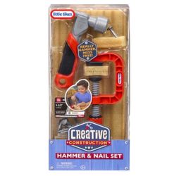 Little tikes creative construction hammer and nail set
