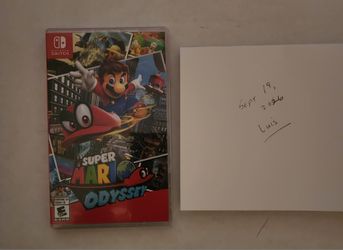Super Mario Odyssey Nintendo Switch Game