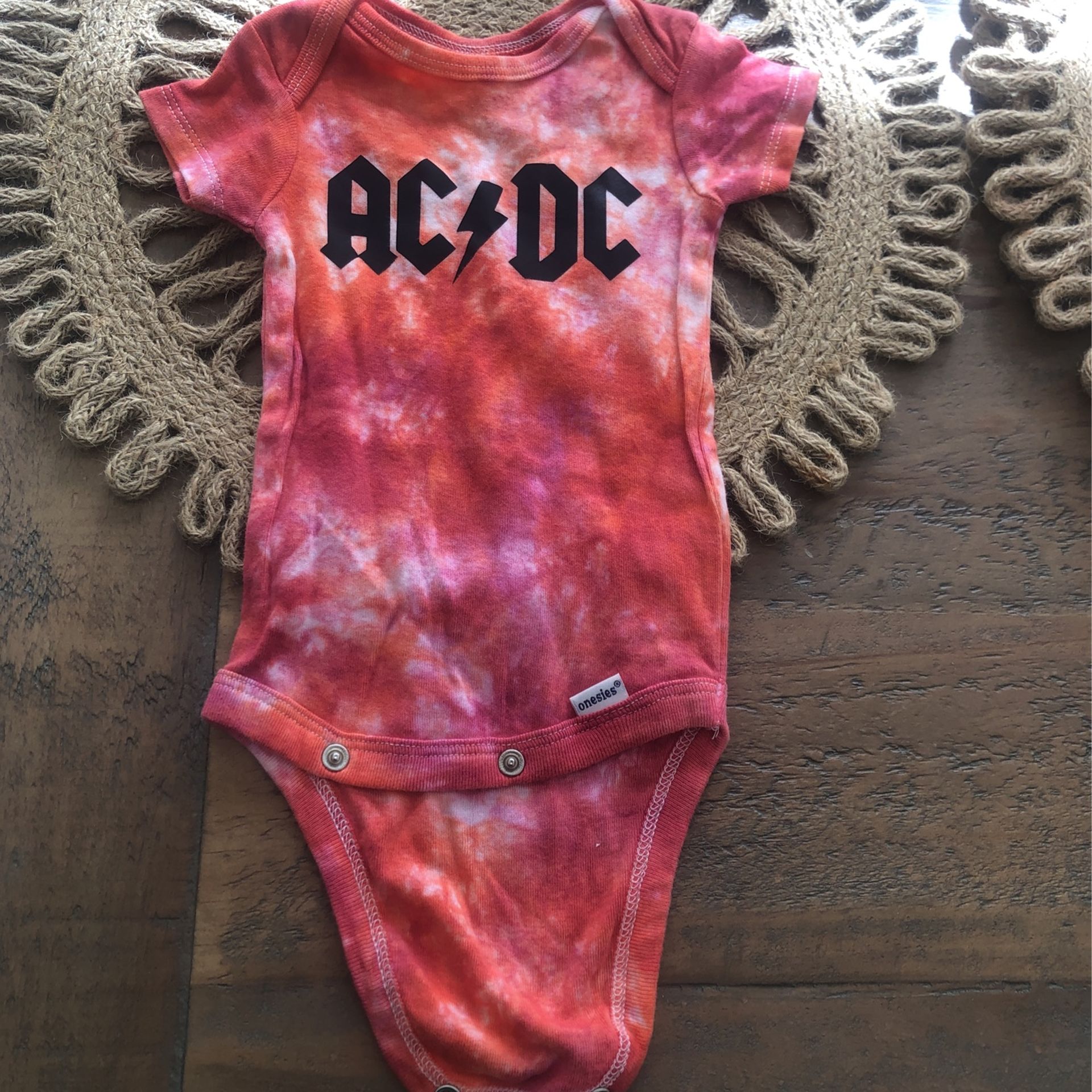 Gerber Onesie AC/DC