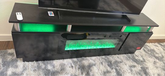 Electric fireplace tv stand 70’