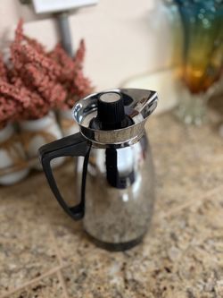 Insulated Chrome Coffee Carafe Server
