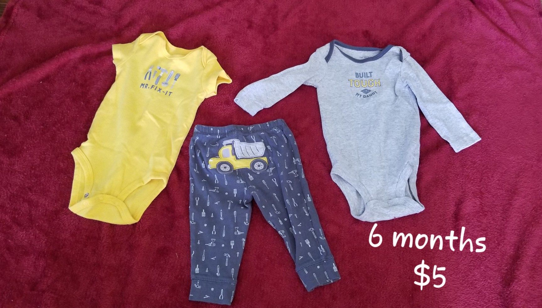 Baby clothes, 6 months