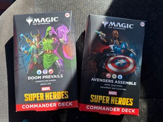 MTG Marvel Super Heroes Commander Decks x2