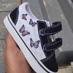 VANS GIRLS SIZE 9.5 C KIDS 