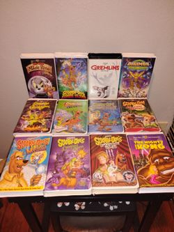 Scooby Doo Gremlins Digimon VHS lot mold free all tested