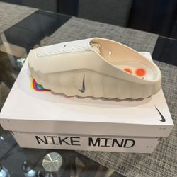 Nike Mind 001 Slide Light Bone Sz 11 DS 