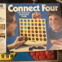 Vintage 1986 Board Game Connect Four by Milton Bradley 