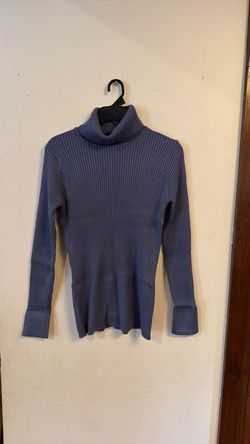 Ribbed turtleneck sweater