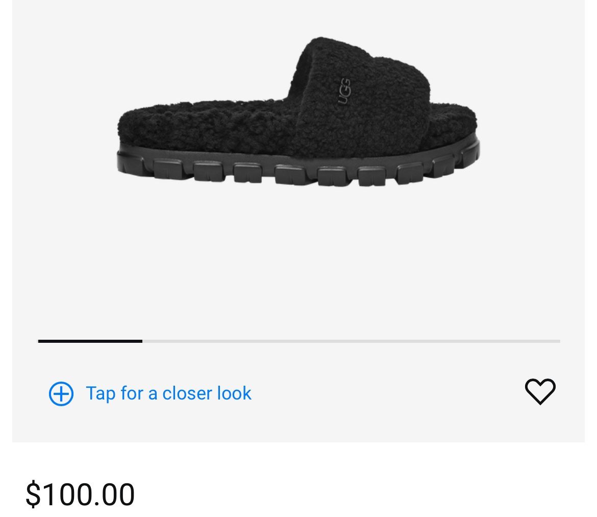 Black Ugg Slippers/sandles