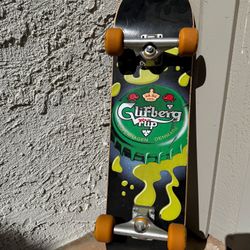 Vintage Rune Glifberg Flip Skateboard – Carlsberg Graphic – Spitfire Wheels 