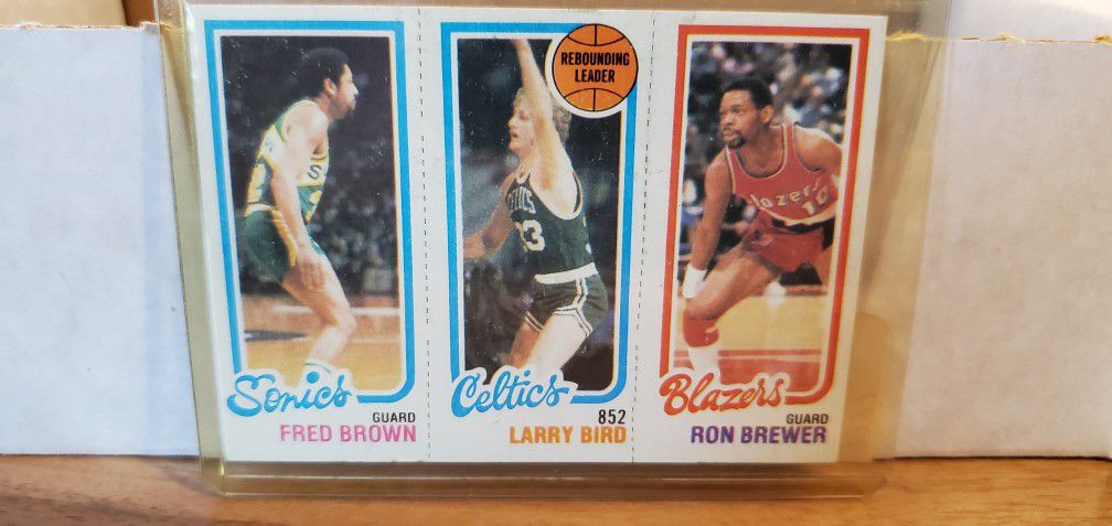 1980 Topps Basketball Larry Bird Rookie Cards