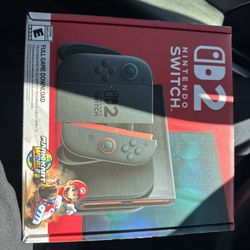Unopened Nintendo Switch 2 Mario Kart World Bundle.