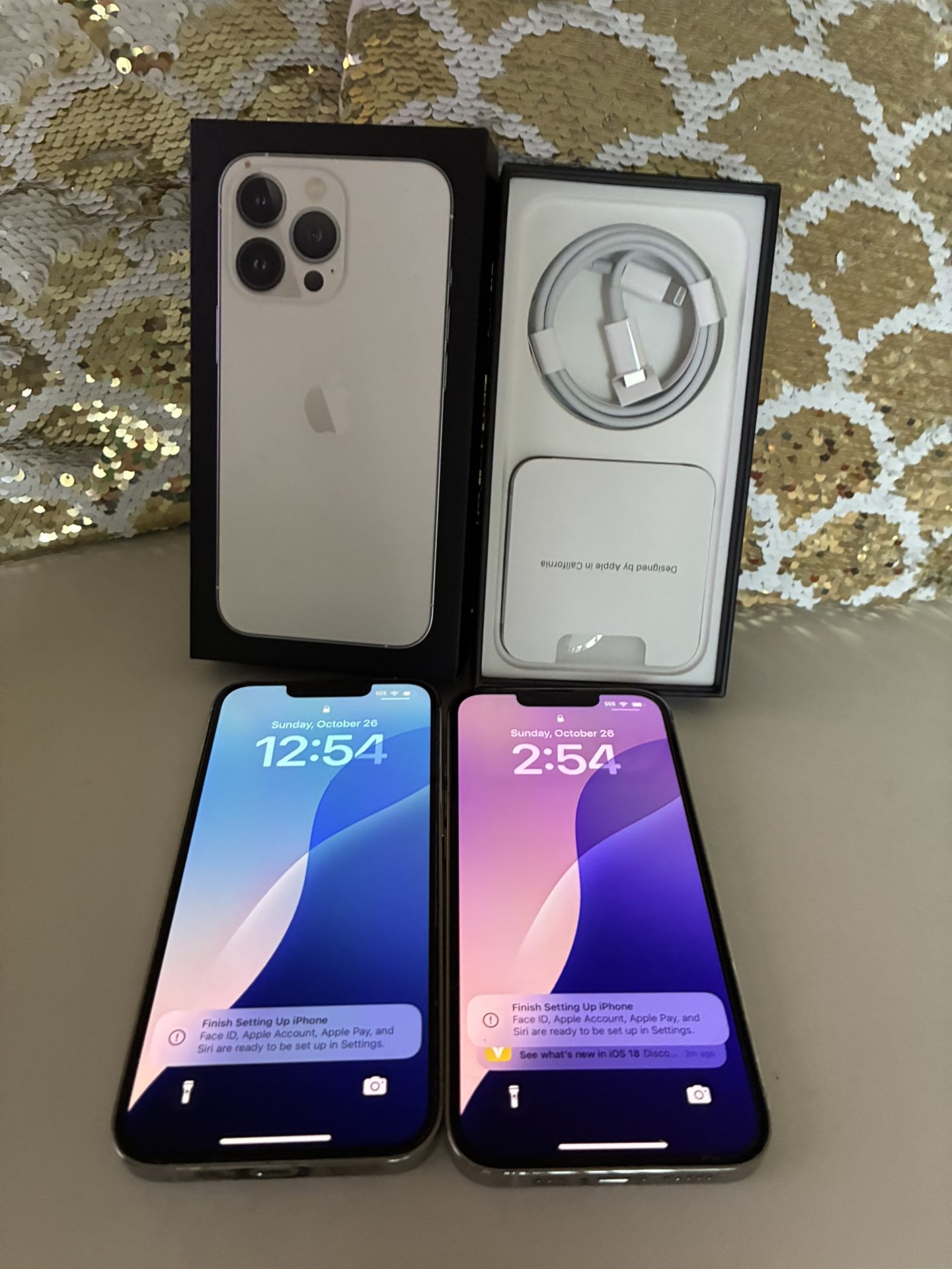 2 I-PHONE 13 PRO 128GB, UNLOCKED