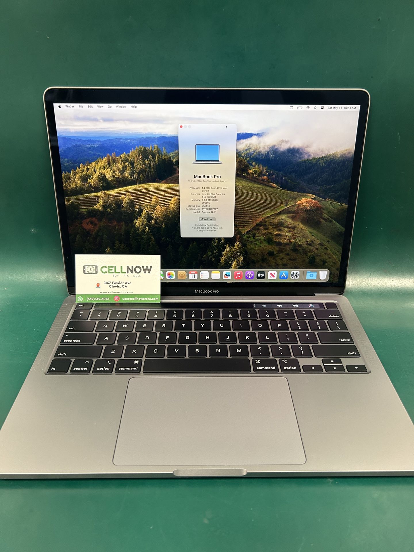 MacBook Pro 2020 Silver 13” 