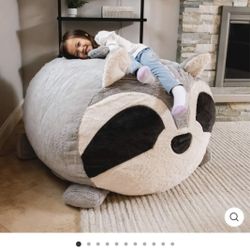 Big Joe Raccoon Bean Bag Chair 