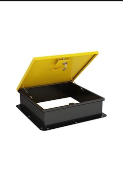 New in the box 30" L x 36" W Heavy Duty Roof Access Hatch, Industrial Steel Security Door Galvanized Powder Coated, 80 Degree Lia, Sturdy & Weatherpro