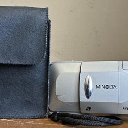 Minolta Vectis 25 IX-DATE APS Compact 35mm Film Camera w/30-75mm Zoom Lens Japan