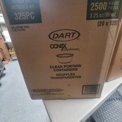 Dart 325PC Clear Portion Container (2500 )