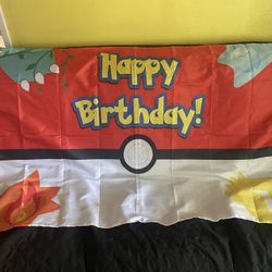 Pokémon Birthday Banner