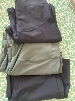 Maternity flare pants and leggings