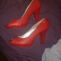 Red Fergalicious Heels 