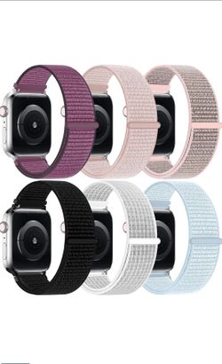 5 Pack Sport Watch Bands 38mm