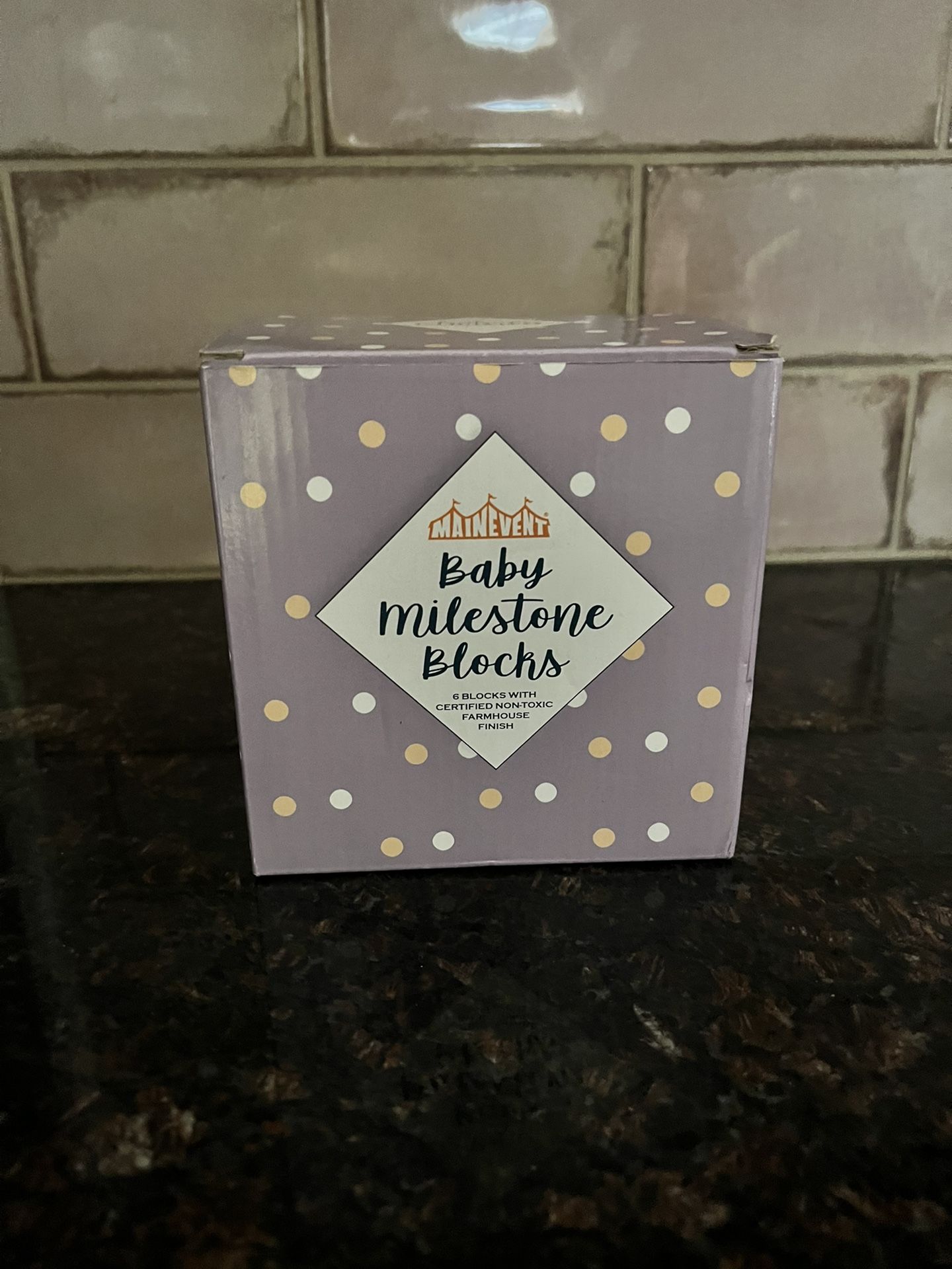 Baby Milestone Blocks
