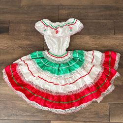 Mexican Dress Girls Size 8
