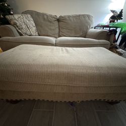 Couch and ottoman