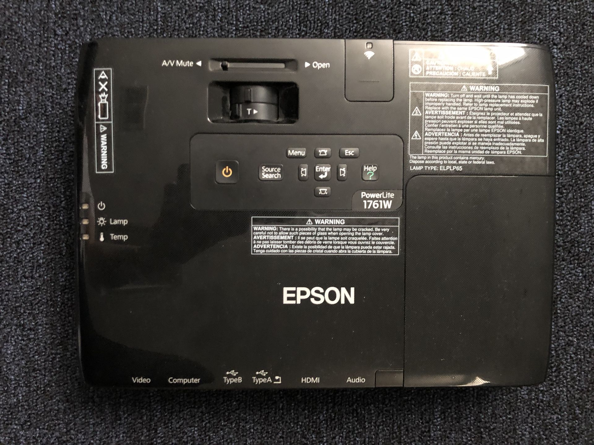 Epson PowerLite 1761W Projector