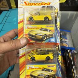 Matchbox 1/64 Scale Honda S2000 Red/ Yellow/white