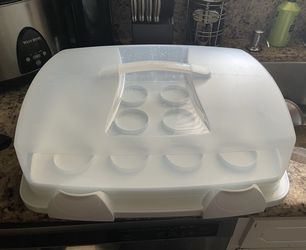 3 in 1 cake/cupcake carrier with lid