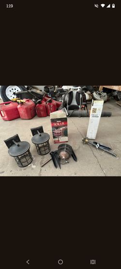 Assortment of lights low voltage and solar. $200.00