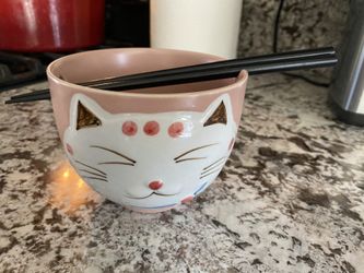 lucky cat ramen bowl