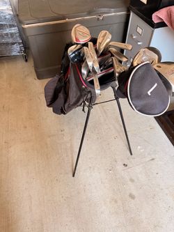Mixed Golf Club Set with Stand Bag