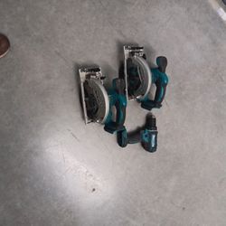 Makita Skill Saw And Drill