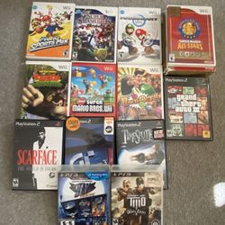 Nintendo Wii , Ps2 Ps 3 Games