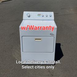 Clean Good Working Whirlpool Electric Dryer Local Delivery With Warranty 
