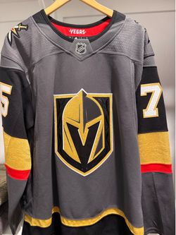 Ryan Reaves Signed Vegas Golden Knights #75 Hockey Jersey Gray NHL (Men’s Large)