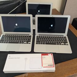 Lot Of 3 Early 2015 Apple MacBook Air Intel Core i5 MacOS Monterey 