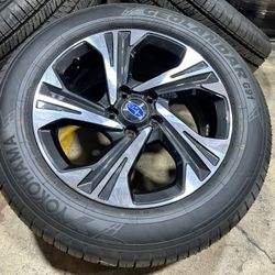 4X OEM Subaru Crosstrek 2025 2026 17" WheelS RimS TIRES Yokohama 225/60/17 100%